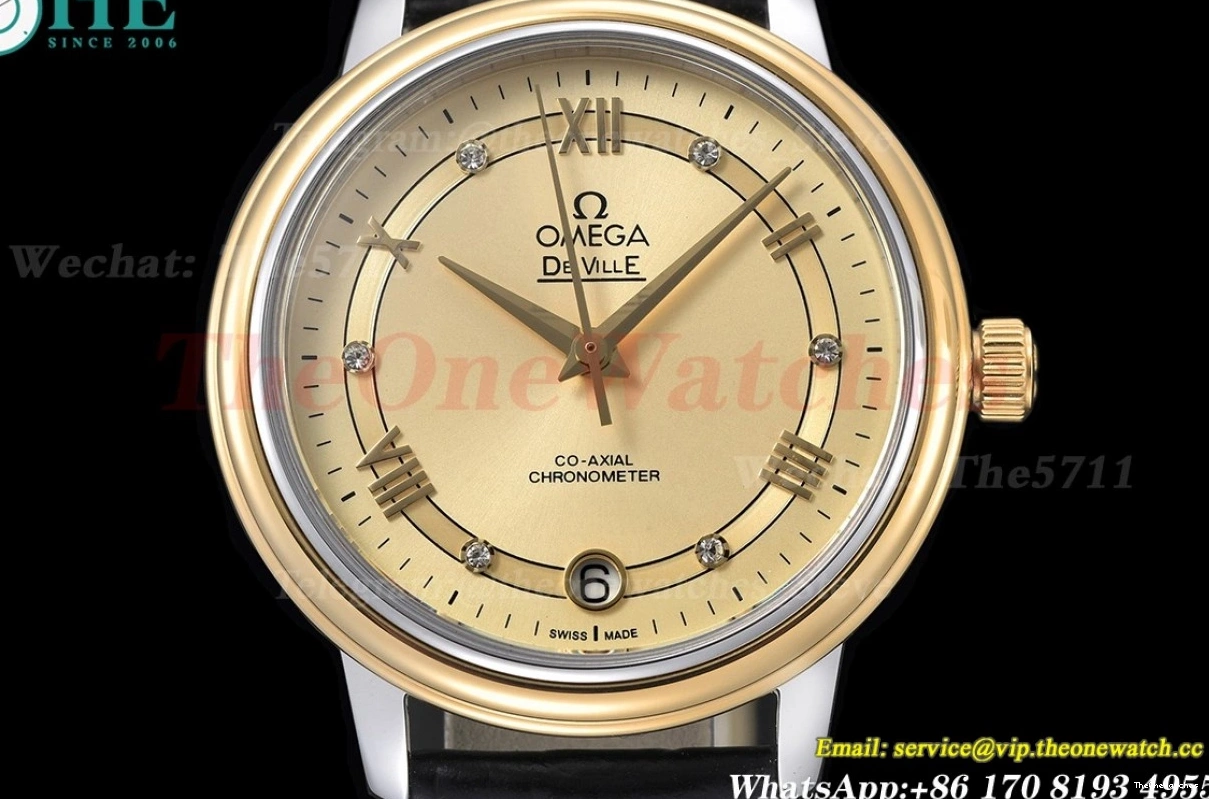 LE 32.7mm De Gold YG MY8215 Dial GDF Prestige Ville Ladies 0224